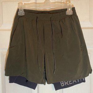 lululemon License to Train Lined Short 7"